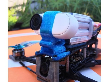 flywoo explorador lr insta360 2 vibración amortiguador orbitador 3d print model - Mito3D