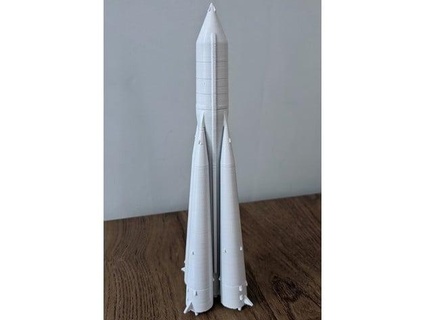 Sputnik 1 foguete certo 3d print model - Mito3D