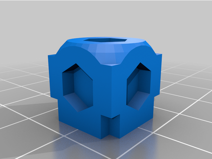 écrou étalonnage cube maître pimpant 3d print model - Mito3D