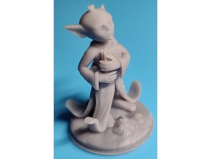 news goblin wizard male miniature micahfk 3d print model - Mito3D