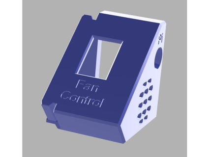 prusa scatola noctua fan velocità controller na fc1 alloggi modulare davanti intercettori 3d print model - Mito3D
