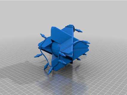 Schicksal 2 verheddert Schale Supergtroyer 3d print model - Mito3D