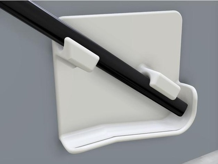 siemens eq6 series milk pipe holder honau 3d print model - Mito3D