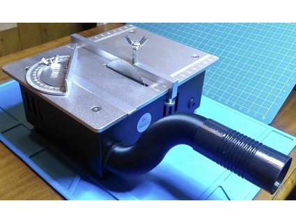 polvere estrazione tubo mini tavolo sega buszmen61 3d print model - Mito3D
