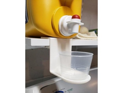 lavanderia detergente copo suporte velho 3d print model - Mito3D