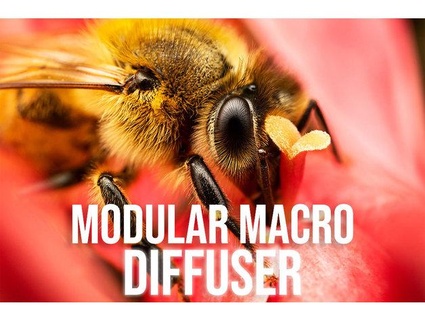 modulaire macro éclat diffuseur laowa 25mm austin 39 3d print model - Mito3D