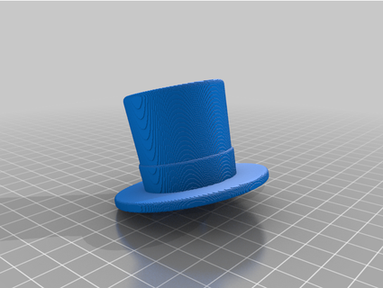 3d golpear topo chapéu tapete 3d print model - Mito3D