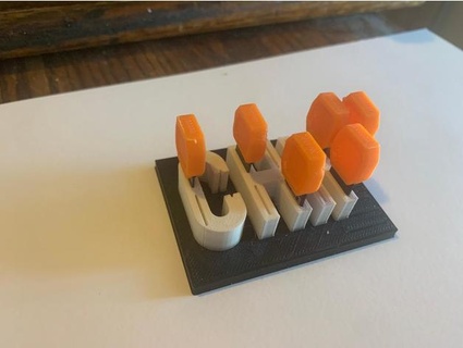 micro USB cartão suporte arte genealógica 3d print model - Mito3D
