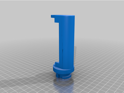 extendido final filamento rodar soporte mikehayden 3d print model - Mito3D