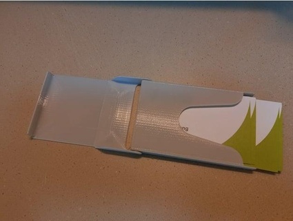 Isim kartı Kulp destek kova 3d print model - Mito3D