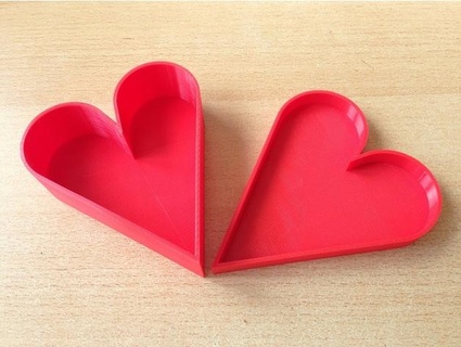 heart shaped box handlaidtracks-3dprintedtrains 3d print model - Mito3D