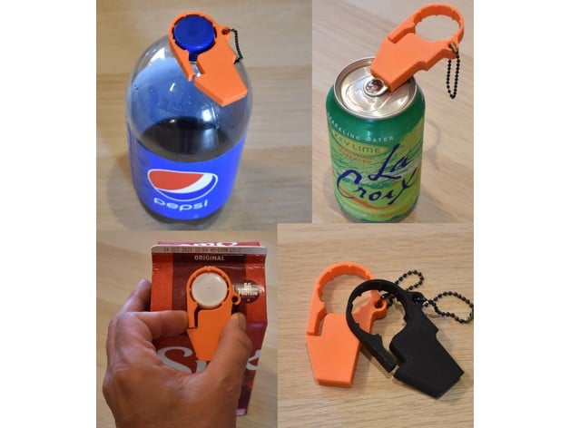 keychain bottle opener master0fnone 3D print model - Mito3D