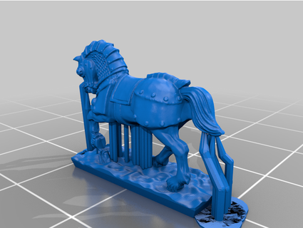 kisevita vagão cavalos parksd70 3d print model - Mito3D