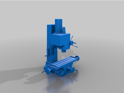 optimum mb4 optimill milling machine clehn8ok 3d print model - Mito3D