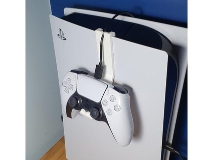 ps5 controller charging cable holder kdesigns 3d print model - Mito3D