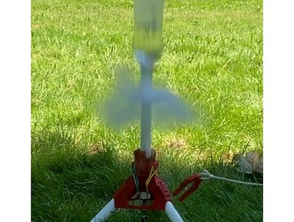 acqua razzo launcher magicsmokestat 3d print model - Mito3D