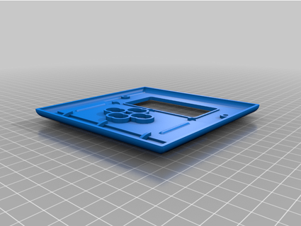 hue remote mount single gang decora device jpmakesstuff 3d print model - Mito3D