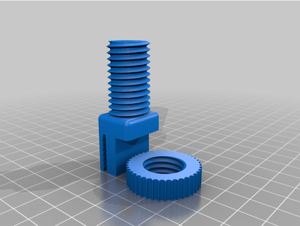 print 3 cnc belt screw nut flippingwood 3d print model - Mito3D