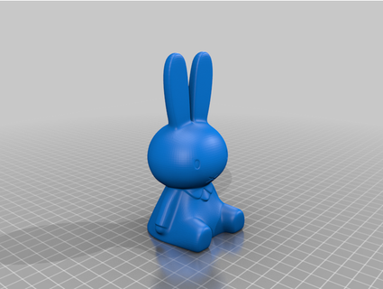miffy figure supports required 3dprintoutz4u 3d print model - Mito3D