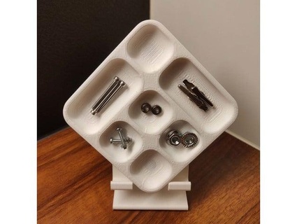 magnetic small parts tray kart5a 3d print model - Mito3D