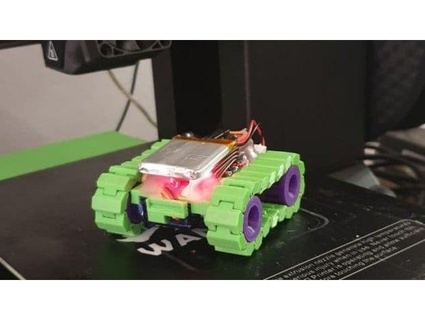rc tank şasi yazdırılabilir izler willemakalp 3d print model - Mito3D