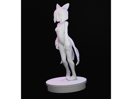 kirlia stylized fanart figure arteusdesignworks 3d print model - Mito3D