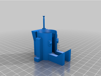 robot madeni para Kulp destek pendyy 3d print model - Mito3D