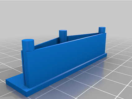 barre dauphins base xchwarze 3d print model - Mito3D