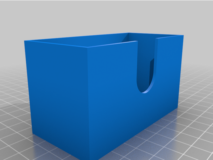 basic q tip box holder racerethan 3d print model - Mito3D