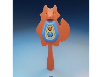 rattle fox alexstormnd 3d print model - Mito3D