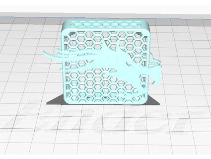 hexagonal 40mm ventilador sudario parrilla ender continuar grntrenchman 3d print model - Mito3D