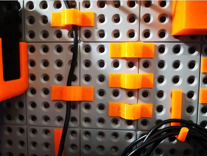 kablo Kulp destek katran pegboard soğan 3d print model - Mito3D