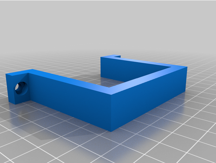 wii power brick holder desk gurggy 3d print model - Mito3D