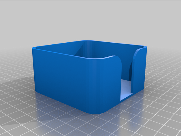 soporte paraca toallitas cuadrado barbero 3D print model - Mito3D