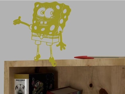 spongebob squarepants silhouette 3d print model - Mito3D