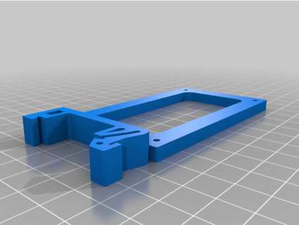 odroid u3 din Demiryolu vidalamak delikler yan monte mkaczanowski 3d print model - Mito3D