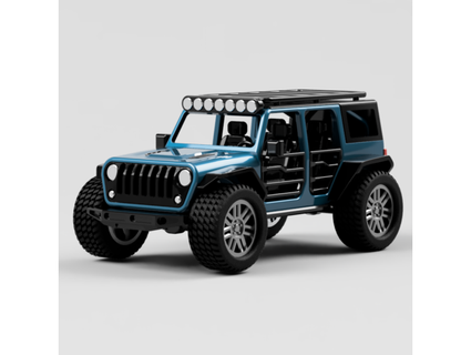 4 door jeep cow boy amovible hard top soarpix 3d print model - Mito3D