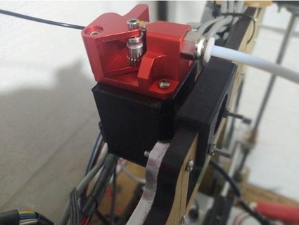 soporte extruder motor mauromp 3d print model - Mito3D