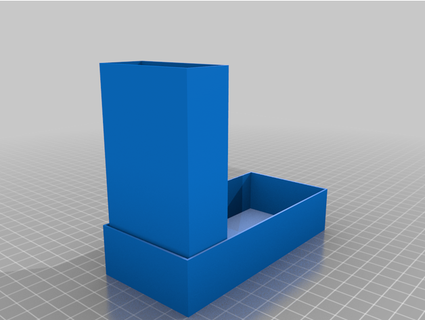 simple collapsing dice tower - print place top goodman 3d print model - Mito3D