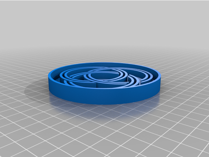 Kelt düğüm yüzükler bardak altlığı grizzie17 3d print model - Mito3D