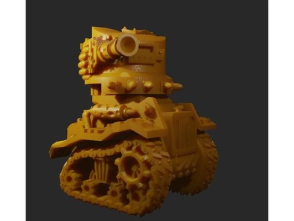 grot tank electricostritch 3d print model - Mito3D
