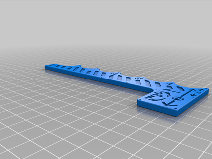 geometric measuring tool warlock3dmodels 3d print model - Mito3D