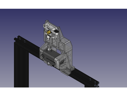 ender 3 monter extrudeuse btt filament capteur v2 supports millions 3d print model - Mito3D