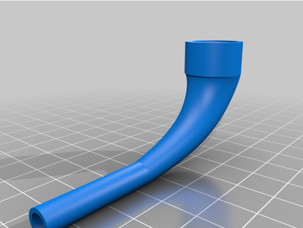 angled silicone nozzle easysol 3d print model - Mito3D