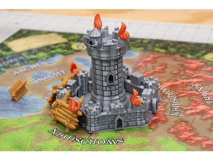 castle panic replacement pieces radbench 3d print model - Mito3D