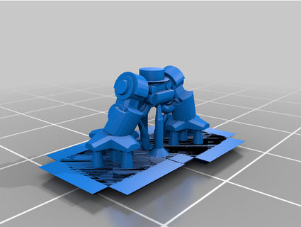 épique échelle mal marines tombeau marcheur 3d print model - Mito3D
