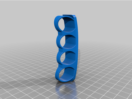 leer 4 Finger Ring Creepoxie 3d print model - Mito3D