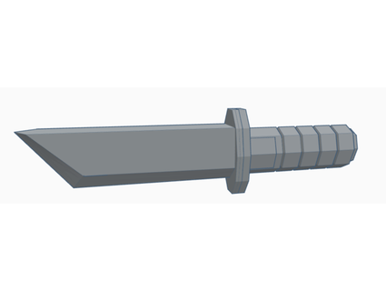 rpg cuchillo caja balada negra 3d print model - Mito3D