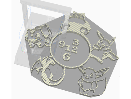 reloj pokemon ck47ss 3d print model - Mito3D