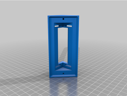 ring doorbell wired 2021 corner bracket nebs 3d print model - Mito3D